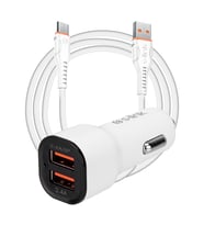 S-link SL-EC30M Çift Çıkışlı Araç İçi Şarj Aleti 17w/3,4A