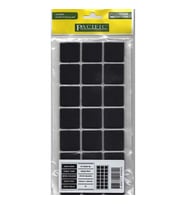 Mey İthalat® Pacific 6030 BL Yapışkanlı Keçe 30 mm X 30 mm Siyah