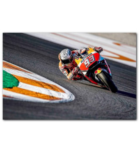 Cakatablo Honda Repsol Turuncu Kırmızı Motorsiklet MDF Tablo