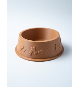 MYCRAFT3D Kemik Desenli Mama Kabı – 3D Baskı Kedi Köpek Mama ve Su Kabı 12cm