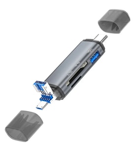 ZR286 Ads307 3 In 1 Type-C Card Reader
