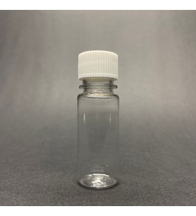 15 cc Plastik Şişe - Beyaz Kapaklı - 15 ml Kapaklı Pet Şişe  x 10 Adet