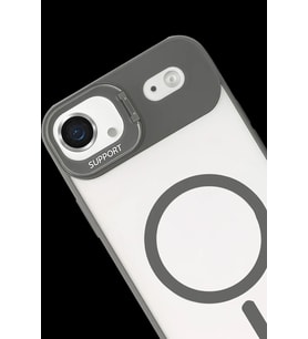 Joko Apple iPhone 17 Air Remim Lensli Magsafe Standlı Kapak - Titan Gri