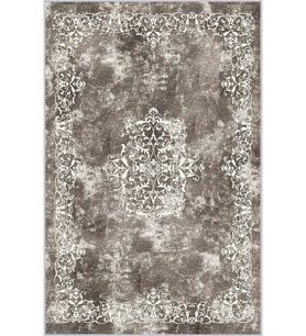 Eliana Home Baskılı, Yıkanabilir Kaymaz Taban Salon Halısı LNA0338 100x150 cm (Kahverengi)