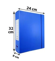 Arşiv ve Proje Kutusu 24x32x9cm Mavi 5’li