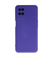 Oppo A54 4g Kılıf Nano İçi Kadife Silikon - Mor