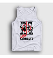 Presmono Unisex Beyaz Band Dead Kennedys Atlet 488938tt