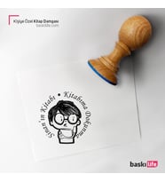 Kişiye Özel Kitap Damgası Kitap Mührü Kaşe Kitap Mühür Özel Damga 233