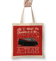 All I Want For Christmas Is The A-Team Bez Çanta Uzun Saplı