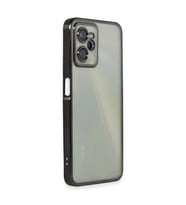 Realme C35 Kılıf  Lensli  - Siyah