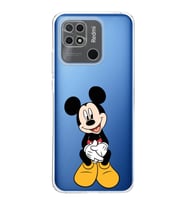 Redmi 10c  Kamera korumalı Kapak Mickey Mouse Tasarımlı  Şeffaf Kılıf