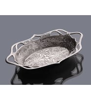 Oval Hurmalık, Şekerlik, Lokumluk Tas Gümüş
