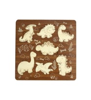Birinci Sınıf Ahşap Eğitici Öğretici Dinazorlar Çocuk Puzzle (Yapboz)