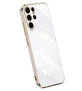 Newface Samsung Galaxy S25 Ultra Kılıf Volet Silikon - Beyaz
