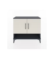 Arges Şifonyer 2 Raflı 2 Kapaklı 88x30x80 Antrasit-Aytaşı