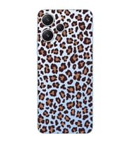 Xiaomi REDMI 12 Uyumlu Leopar Desenli Şeffaf Telefon Kılıfı