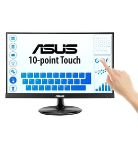 21.5 ASUS VT229H IPS 5MS 60MHZ 1XVGA 1XHDMI FHD 1920X1080 HOPARLÖR ÇERÇEVESİZ DÜŞÜK MAVİ IŞIK DOKUNMATİK EKRAN VESA