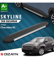S-Dizayn Jeep Cherokee KL Skyline Krom Yan Basamak 173 Cm 2013-2023 A+ Kalite