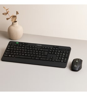 Kablosuz Klavye Mouse Seti (USB, Sessiz, Q Klavye)