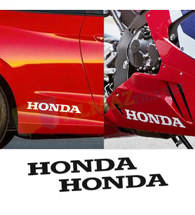 Honda Yazı Motosiklet Marşpiyel Kapı Altı Oto Sticker Çıkartma Etiket 2 Adet