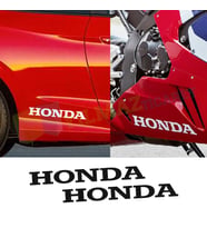 Honda Yazı Motosiklet Marşpiyel Kapı Altı Oto Sticker Çıkartma Etiket 2 Adet