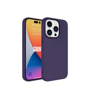 Apple iPhone 15 Pro Uyumlu Kılıf Zore LSR Lansman Kapak (Koyu Mor)