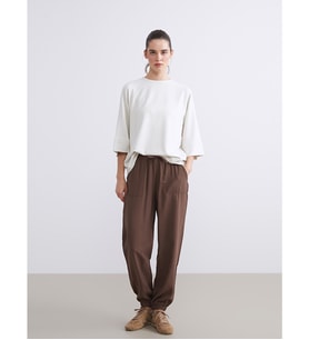 LCW Vision Kahverengi Beli Lastikli Kadın Jogger Pantolon