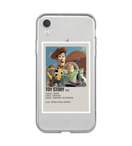 Iphone XR Uyumlu Toy Story Minimalist Poster Desenli Şeffaf Telefon Kılıfı