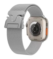 Apple Watch 10 42mm Uyumlu Zore KRD-25 Metal Hasır Kordon