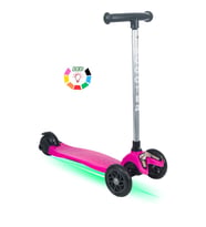 Tois ColorWase Led Işıklı 4 Kademe(50-65 cm) Ayarlanabilir 3 Tekerlekli Scooter (Pembe)