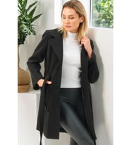 Z6778 DEWBERRY BAYAN KABAN-DÜZ SİYAH