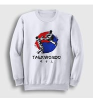 Presmono Unisex Beyaz Dwit Chagi Taekwondo Ufc Mma Tekvando Sweatshirt 496888tt