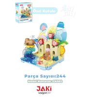JAKİ YÜZEN KAPİBARA Modeli 244 Parça Oyucak Yapım Seti -FFGK002