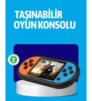 Retro 520 Oyunlu Taşınabilir Konsol HD Ekran USB Şarjlı