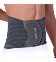 Orthocare 2521 Lumbosakral Bel Korsesi Belin Dik Durması için Medikal Ortopedik Korse (Siyah)