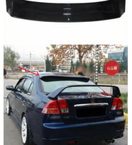 🚘 Honda Civic VTEC 2 Cam Üstü Spoiler (Plastik)  Sportif Görünüm & Aerodinamik Tasarım (Standart)