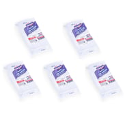 Poppy Plastik Lüx Şeffaf Kaşık - 18 Cm. - 3.2 Gr. - 50 Adetlik 5 Paket