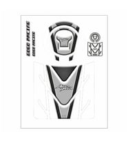 Honda Africa Twin 2016-2024 Beyaz Tank Pad