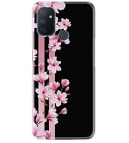 Kılıfland One Plus Nord N10 Kılıf Desenli Silikon Resimli Kapak Pink Flowers 3 Kılıf 1393
