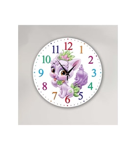 bilge Tasarım çocuk odası Duvar Saati 30 x 30 CM (Karışık)
