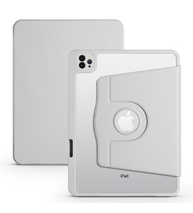 Apple iPad 10.2 (8.Nesil) Kılıf Zore Termik Kalem Bölmeli Dönebilen Standlı Kılıf