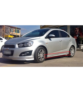 chevrolet aveo yan marşpiyel takımı (makyajsız kasa ) PLASTİK