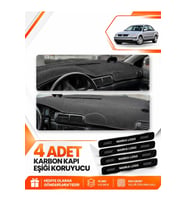 VOLKSWAGEN PASSAT B5 (1996-2000) Uyumlu Ön Torpido Koruma Kılıfı Halısı - Siyah