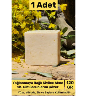 #sabun %100 Doğal Güzel Kokulu El Yüz Saç Cilt Vücut Orijinal Bitkisel Limon Sabunu 120g - 1 Adet