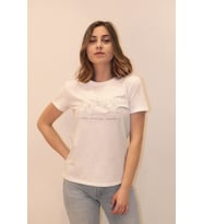 Rich Kadın Bisiklet Yaka T-shirt %100 Pamuk Tişört