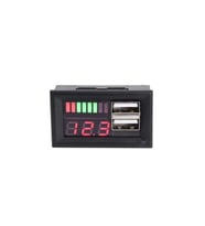 12V Akü Kapasite Göstergesi - USB Çıkışlı
