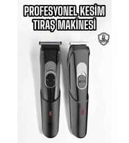 Saç ve sakal lazer epilasyon öncesi tüy kısaltma makinesi, 4 taraklı, unisex