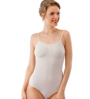 Korseli Çıtçıtlı Body Alttan Çıtçıtlı Body Atlet Korse 17500 - Ten