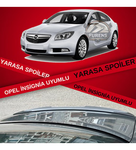 Opel Insignia Bagaj Üstü Yarasa Spoiler Bagaj Çıtası Piano Black