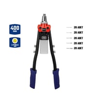 WORKPRO WP225001 5 IN 1 400mm Kollu Profesyonel Perçin Tabancası + 100 Adet Perçin